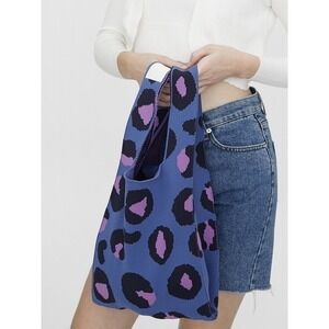 Buffollow Everyday tote Bag Knit bag light weight size Medium US seller